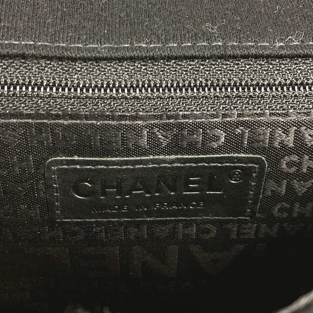 CHANEL Black Logo Shoulder Bag